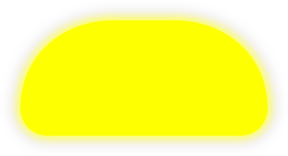 Glowing Dynamic Yellow Arch Frame